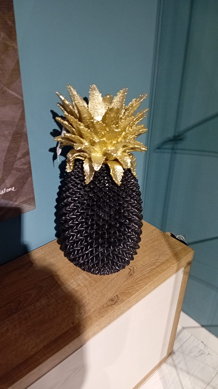 DECORAZIONE Bizzotto ANANAS SURABAYA NERO H49,5