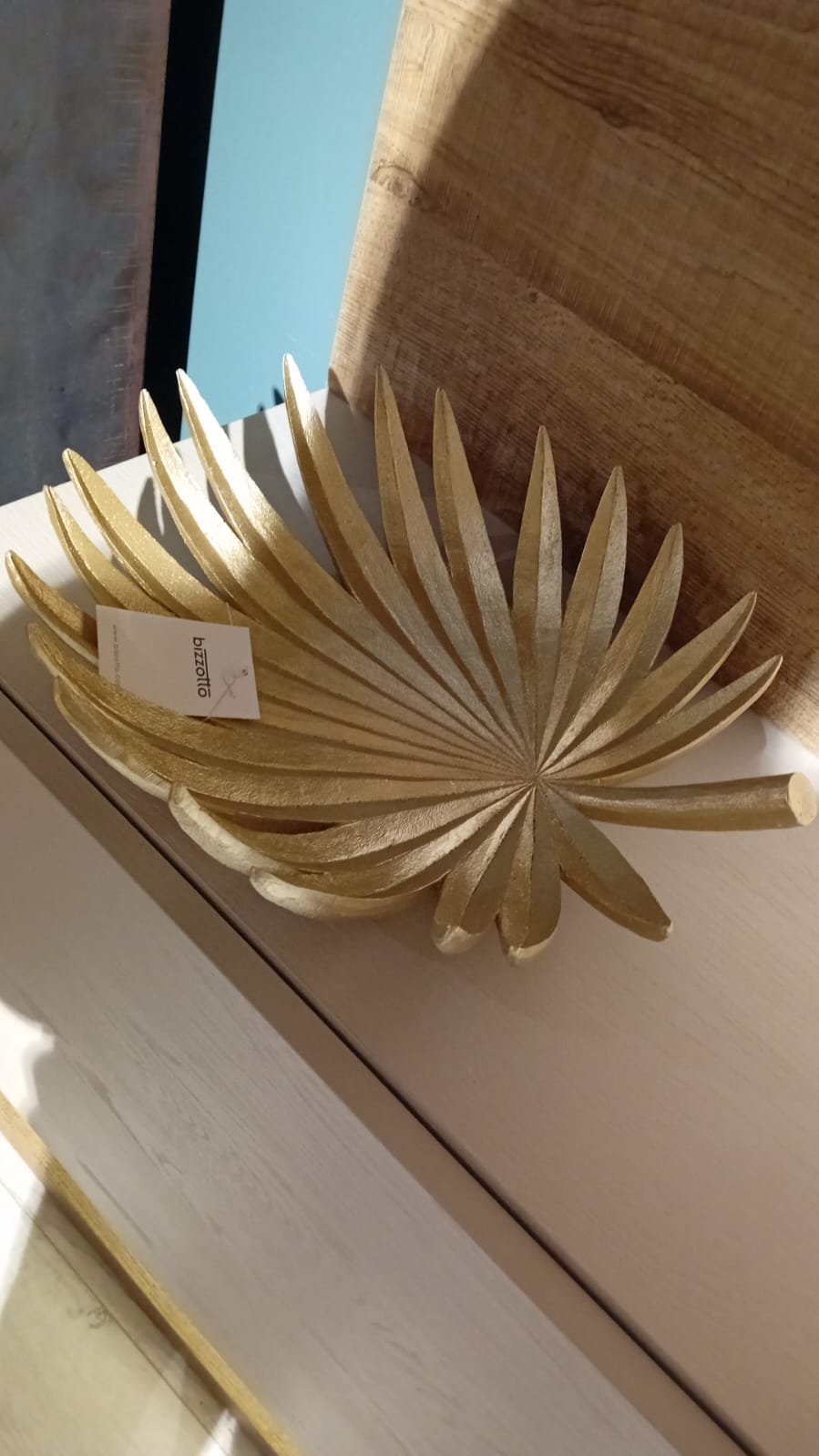 BIZZOTTO Scultura decorativa di foglie di palma